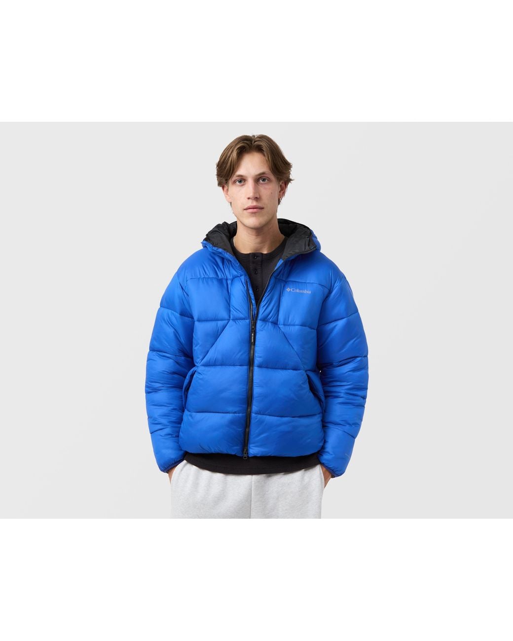 Columbia Blue Storm Balaclava Padded Jacket for men