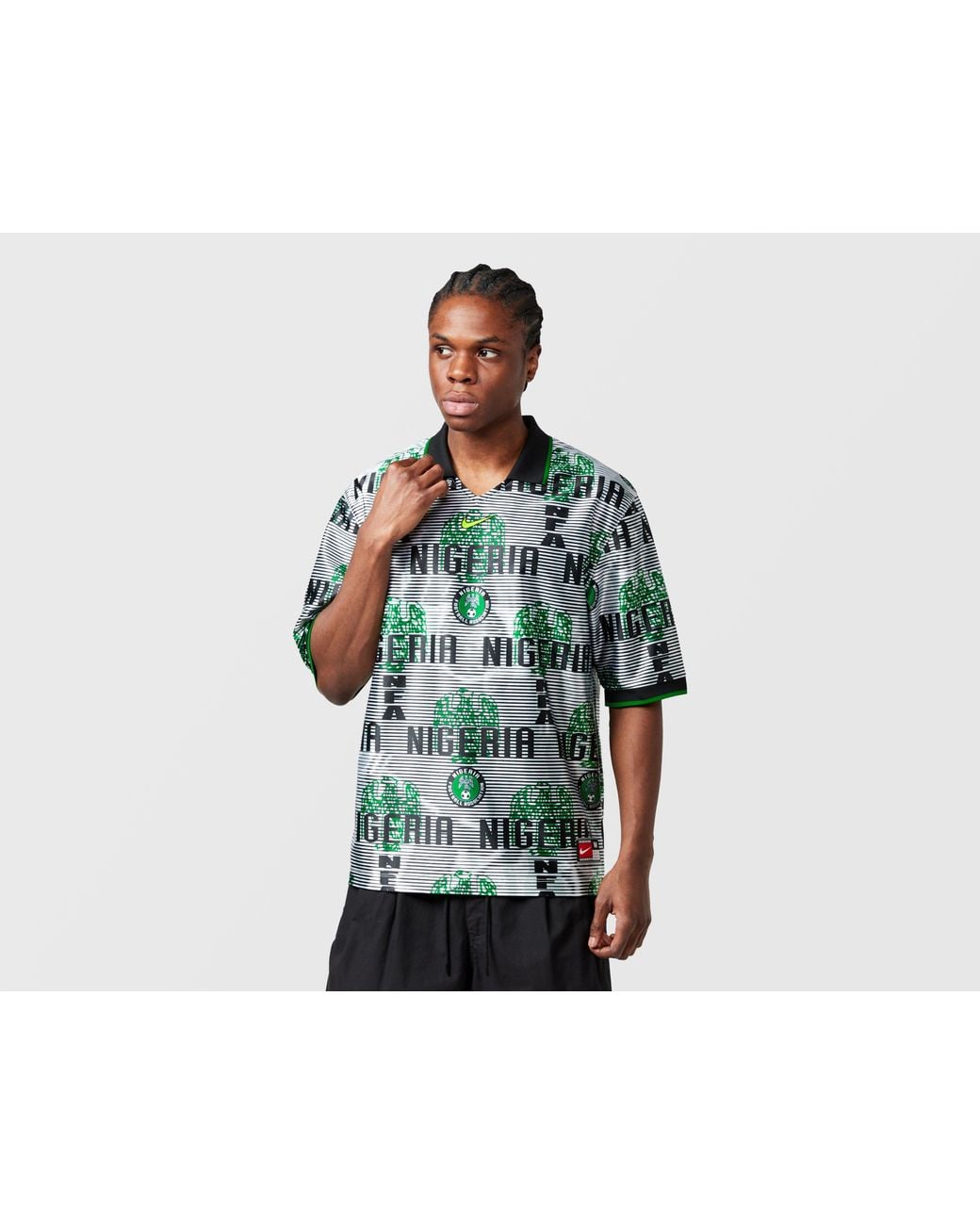 Nike Green Nigeria Energy Football Top for men