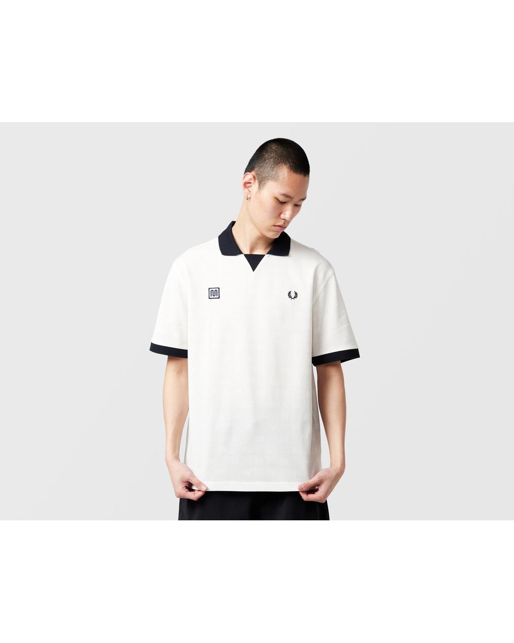 Fred Perry Black X Meyba Printed Polo for men