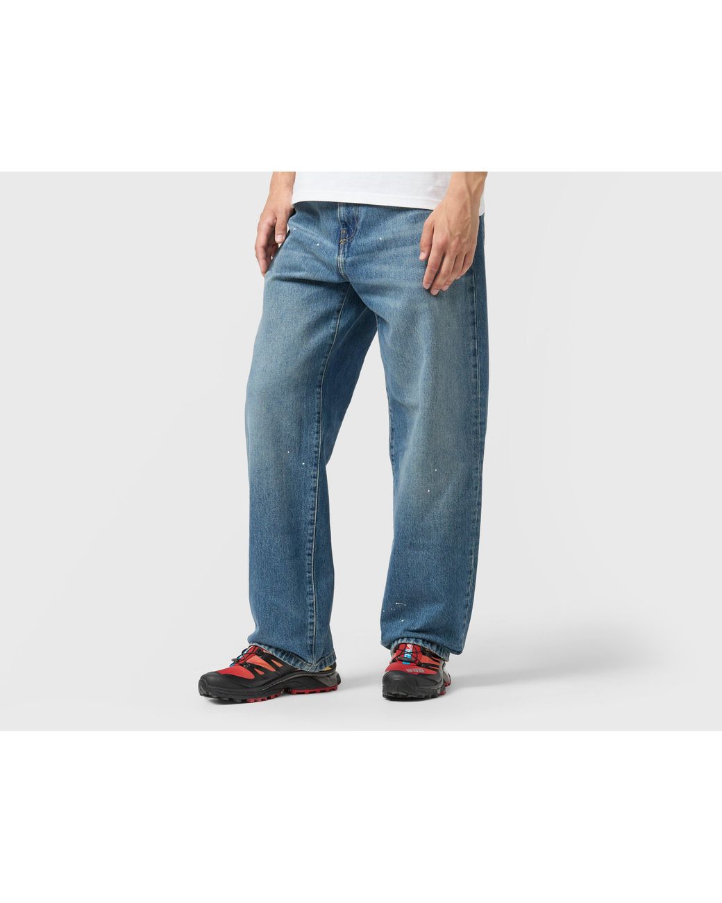 Carhartt Blue Paint Splatter Landon Pants for men