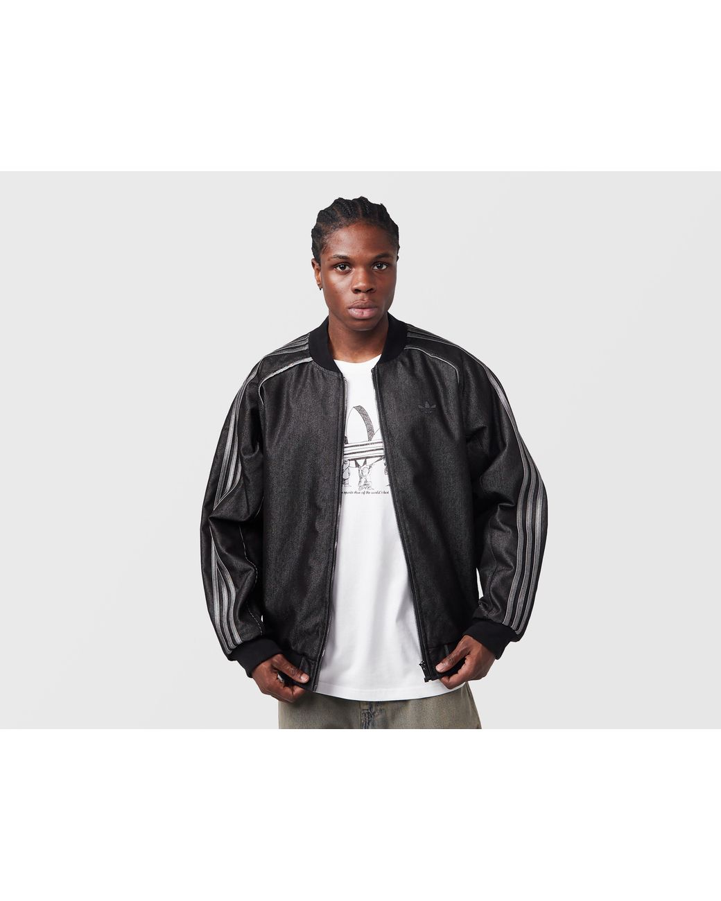 Adidas Black Originals Denim Jacket for men