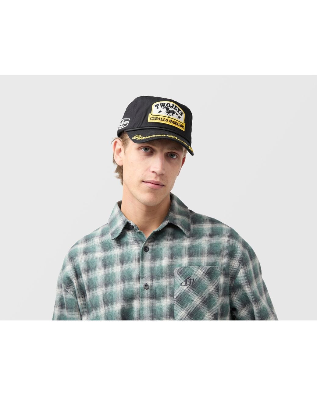 Twojeys Green Caballo Ganador Cap for men