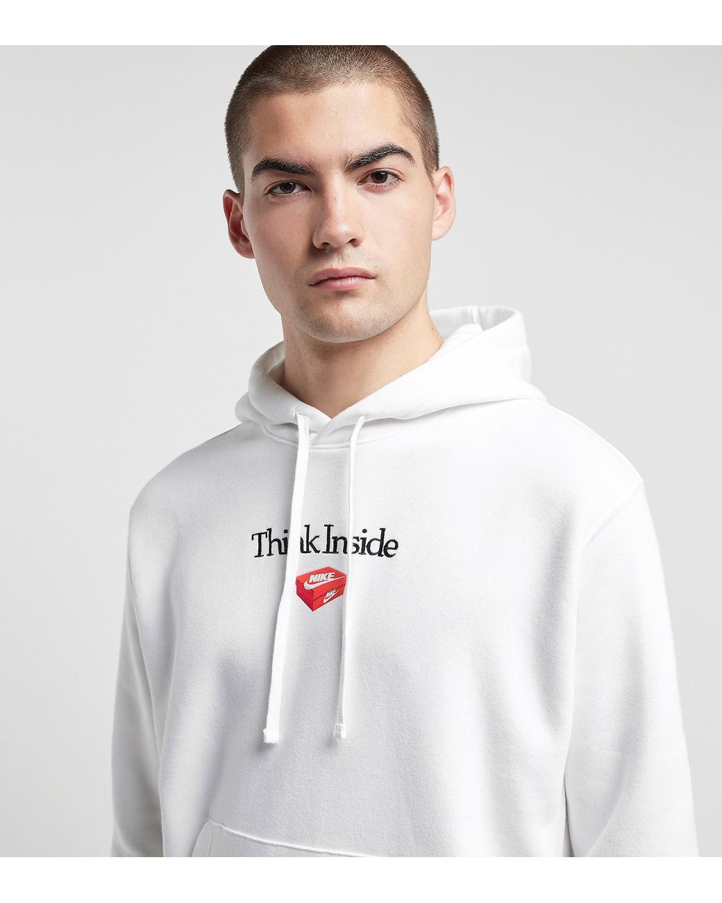 Nike Think Inside Overhead Hoodie in Weiß für Herren | Lyst DE