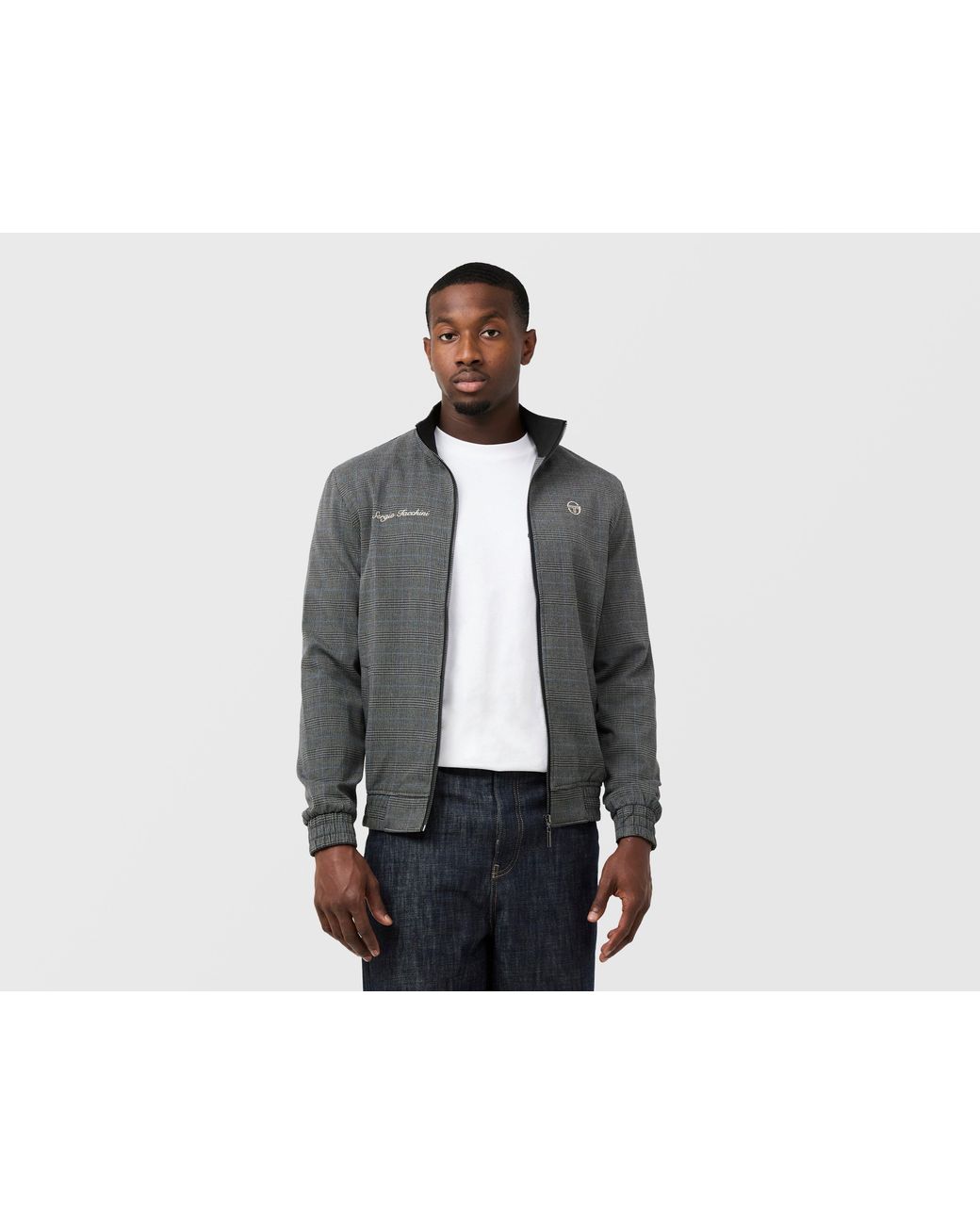 Sergio Tacchini Black Deluca Track Jacket for men