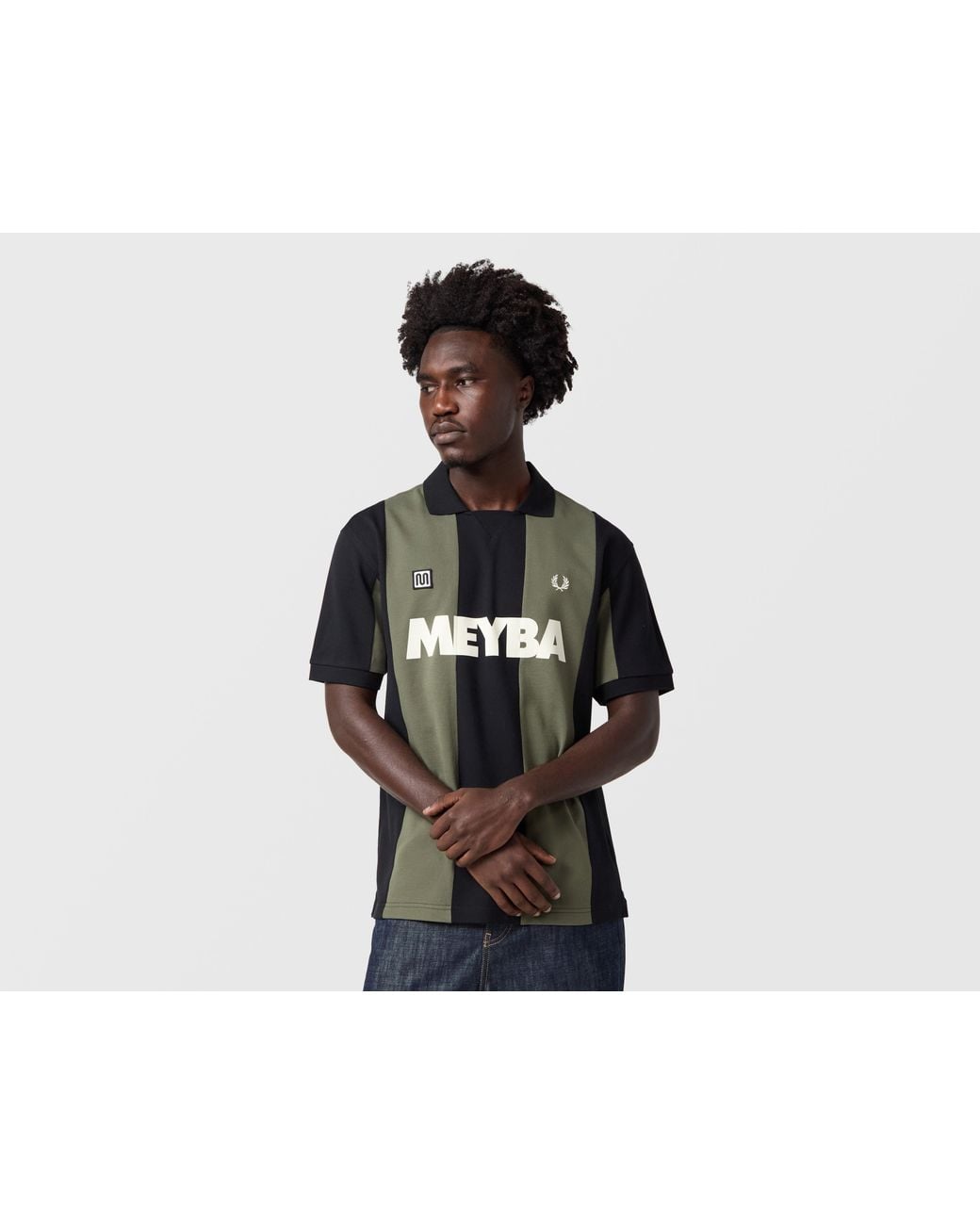 Fred Perry Black X Meyba Polo for men