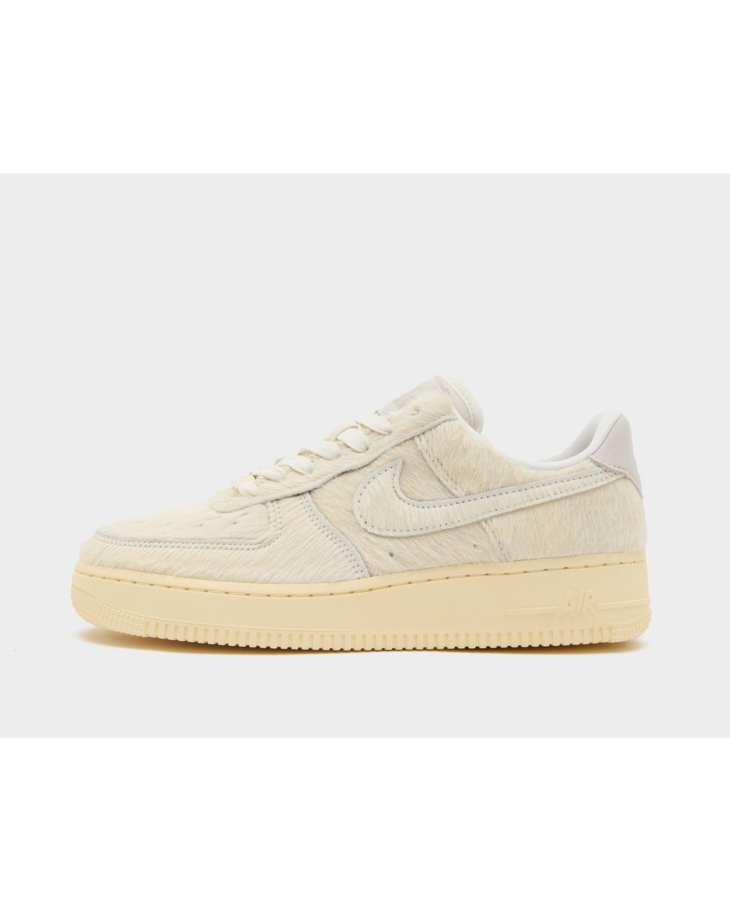 air force 1 white pony hair