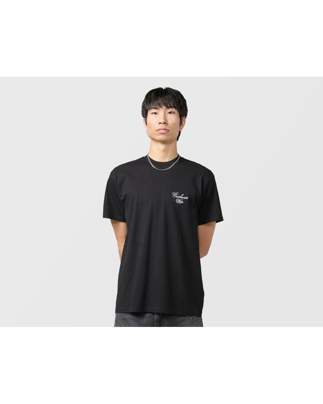 Carhartt Black Gracious Script T-Shirt for men