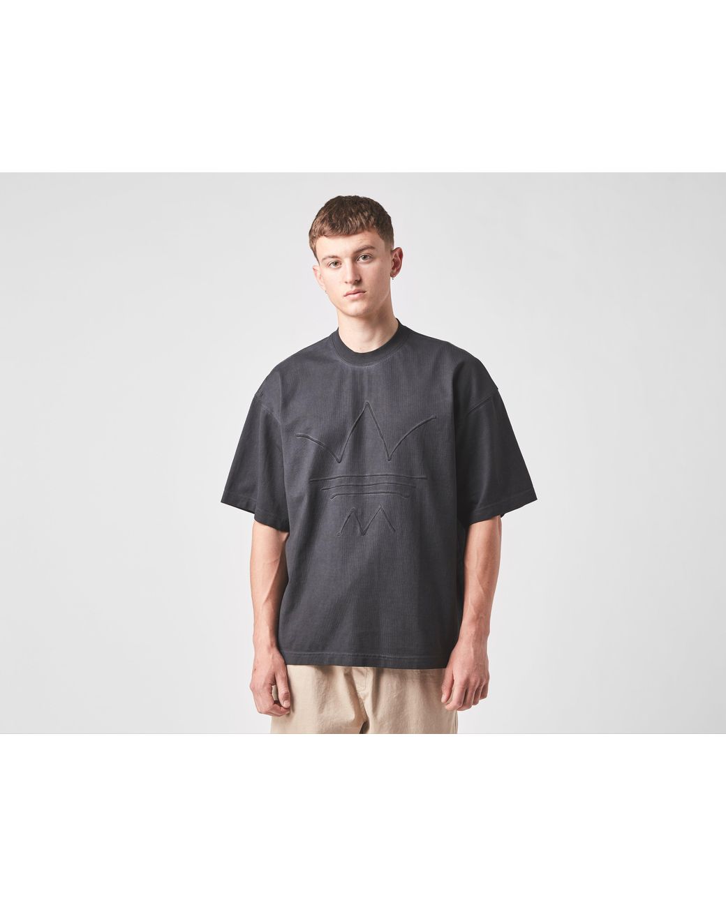 Adidas originals trefoil oversized t shirt sales
