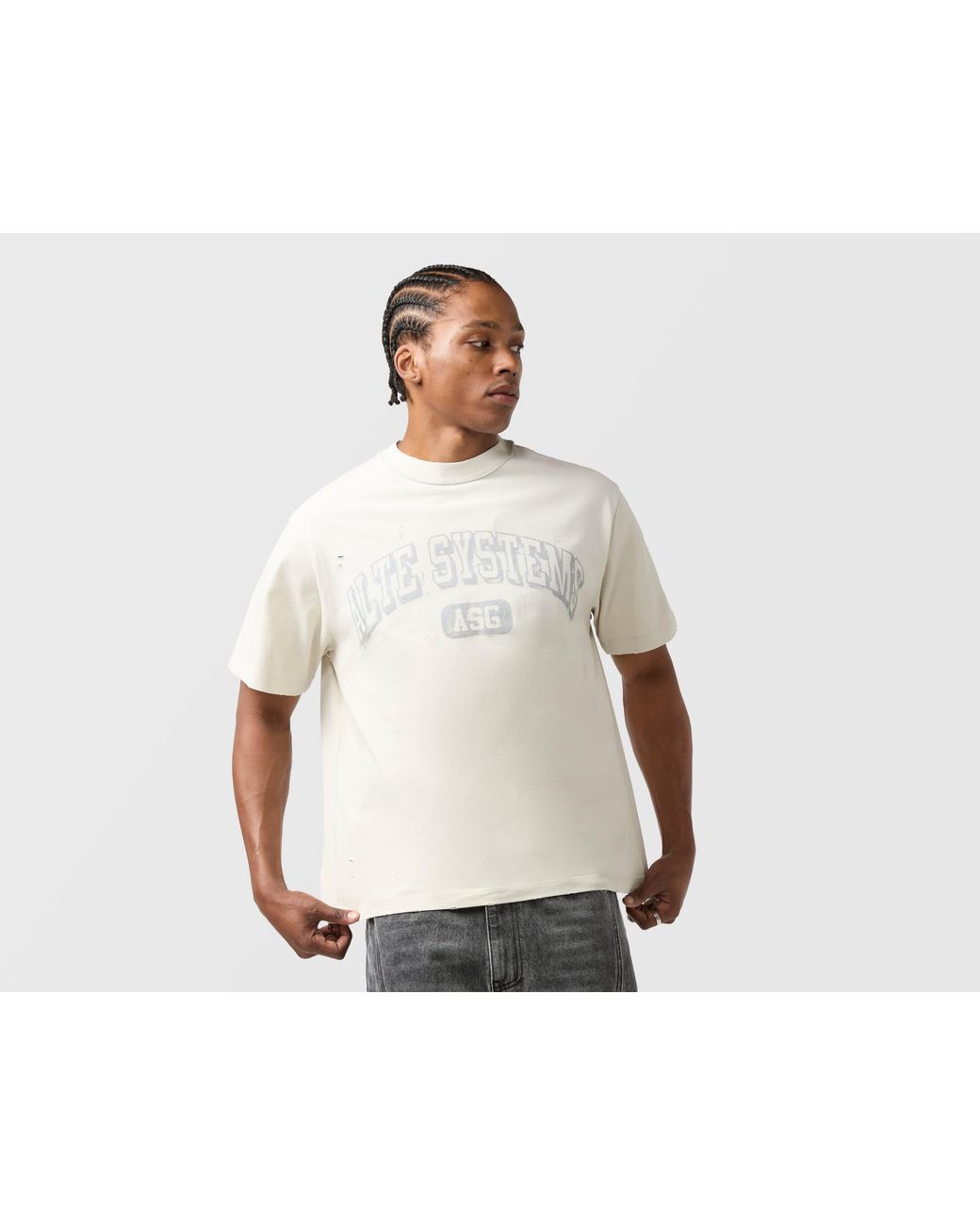 Alte Systems White Analog T-Shirt for men