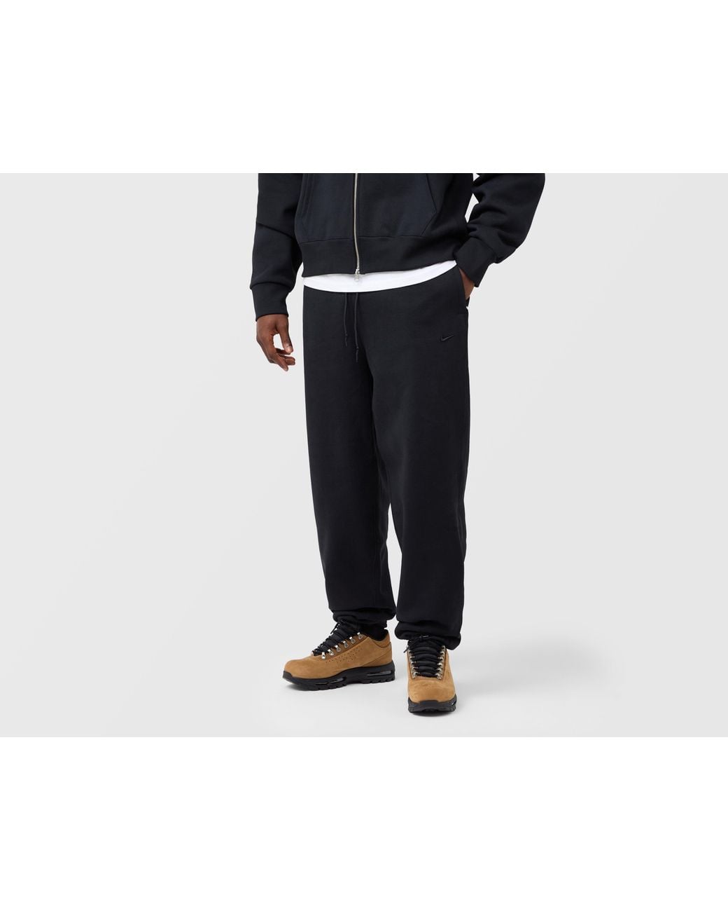 Nike Black Nrg 560 Fleece Pants for men