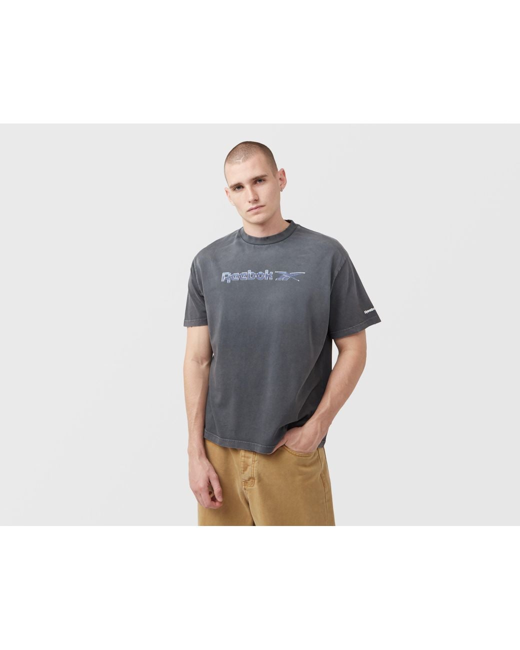 Reebok Blue Retro Sign T-Shirt for men