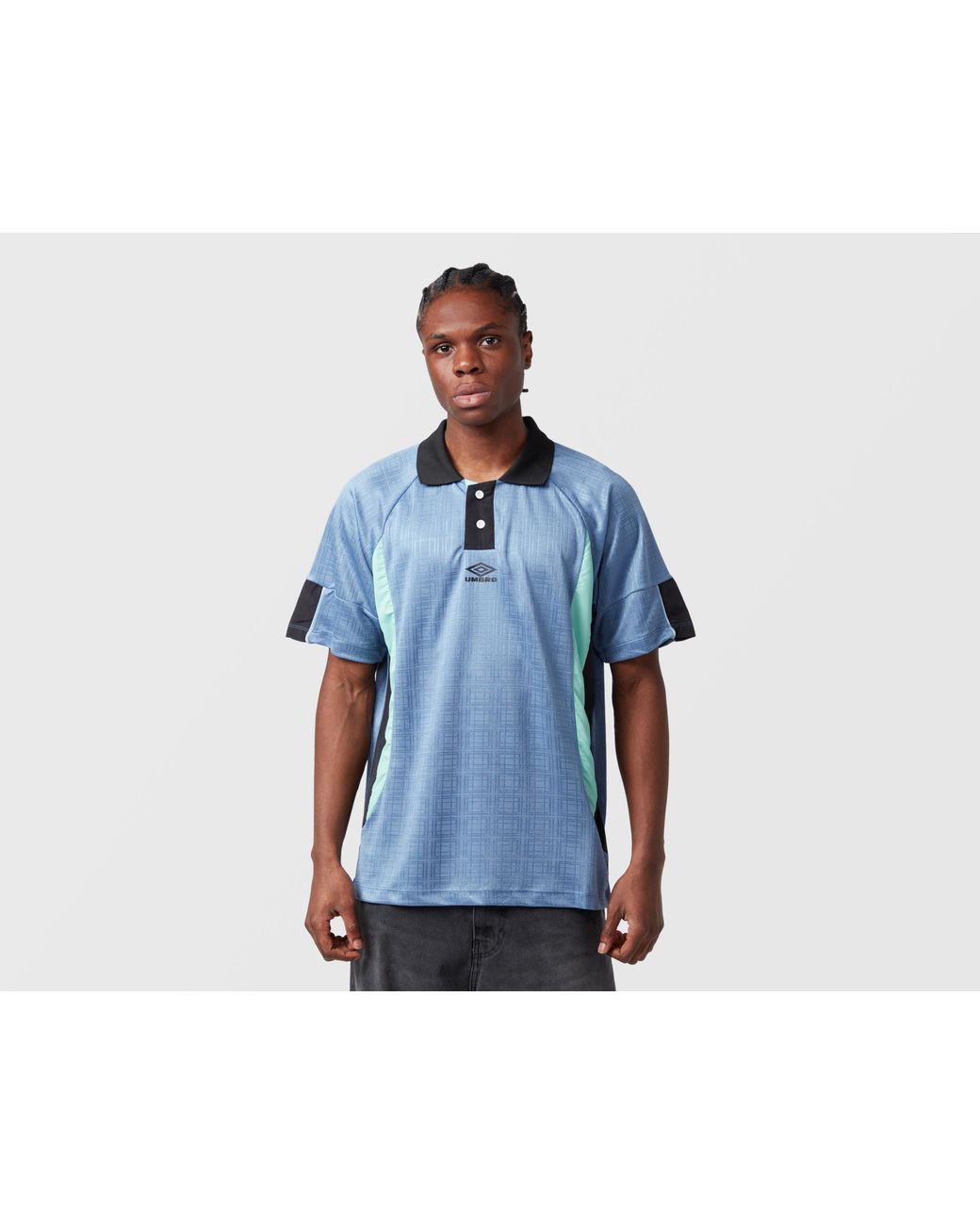 Umbro Blue Sports Culture Football Shirt for men