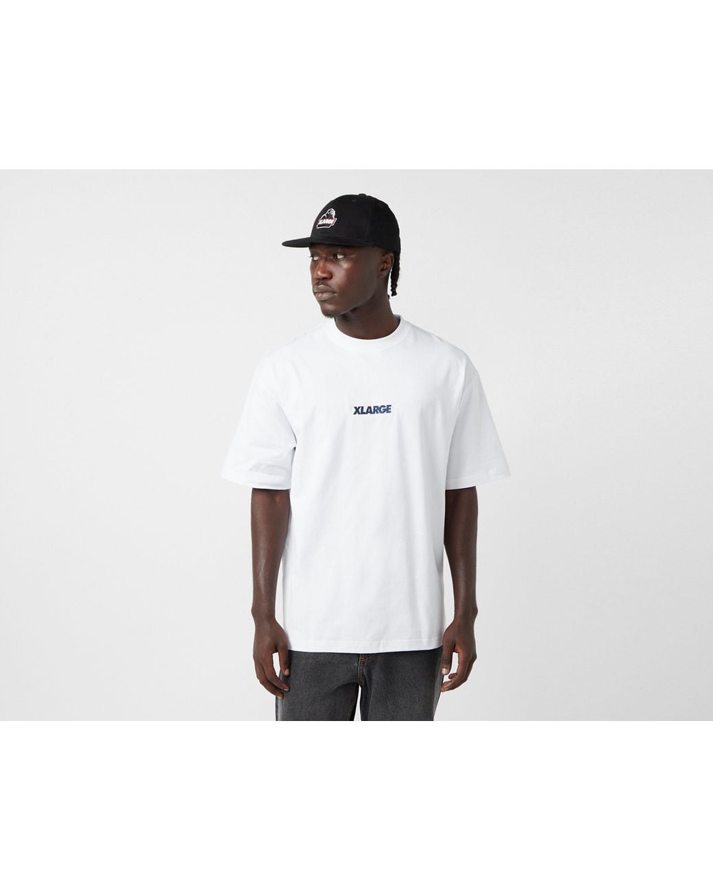 Xlarge Black Embroidered Standard Logo T-Shirt for men