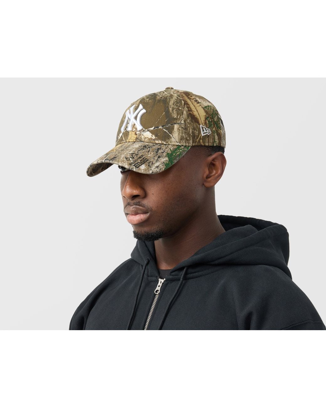 '47 Green New York Yankees Realtree Camo 9Twenty Cap for men