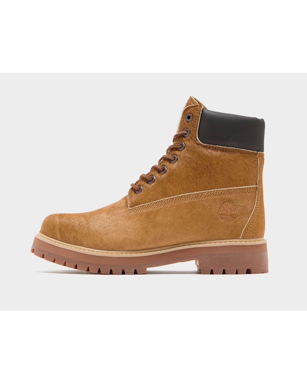 Timberland Brown 6 Inch Premium Boots Pony Hair for men