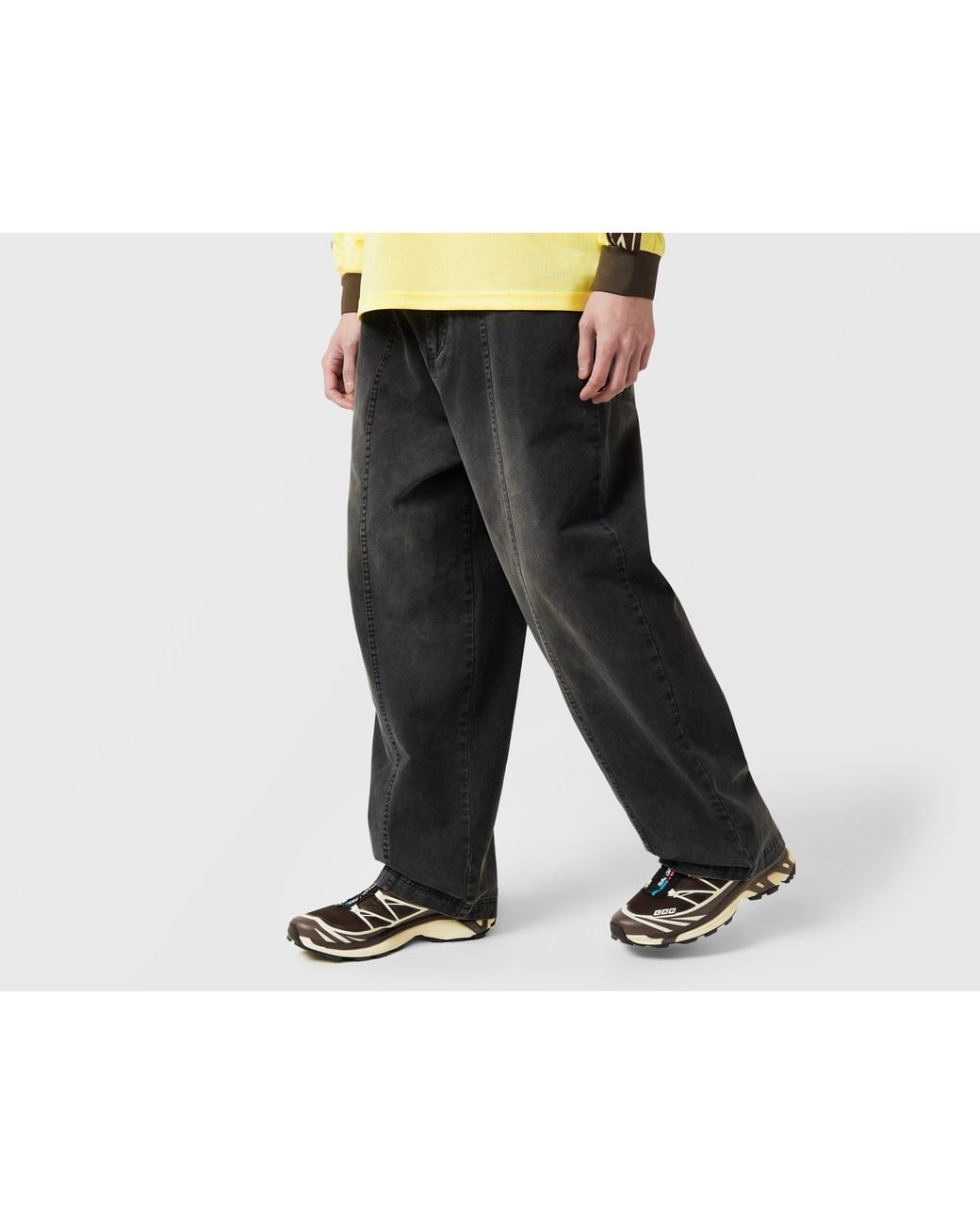 Umbro Black Sports Culture Washed Drill Pant for men