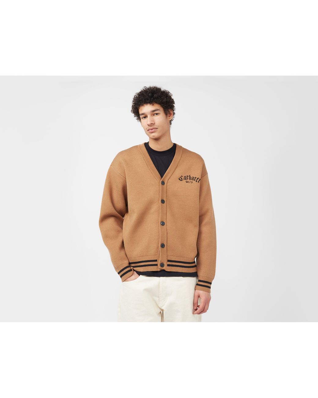 Carhartt Brown Onyx Cardigan for men