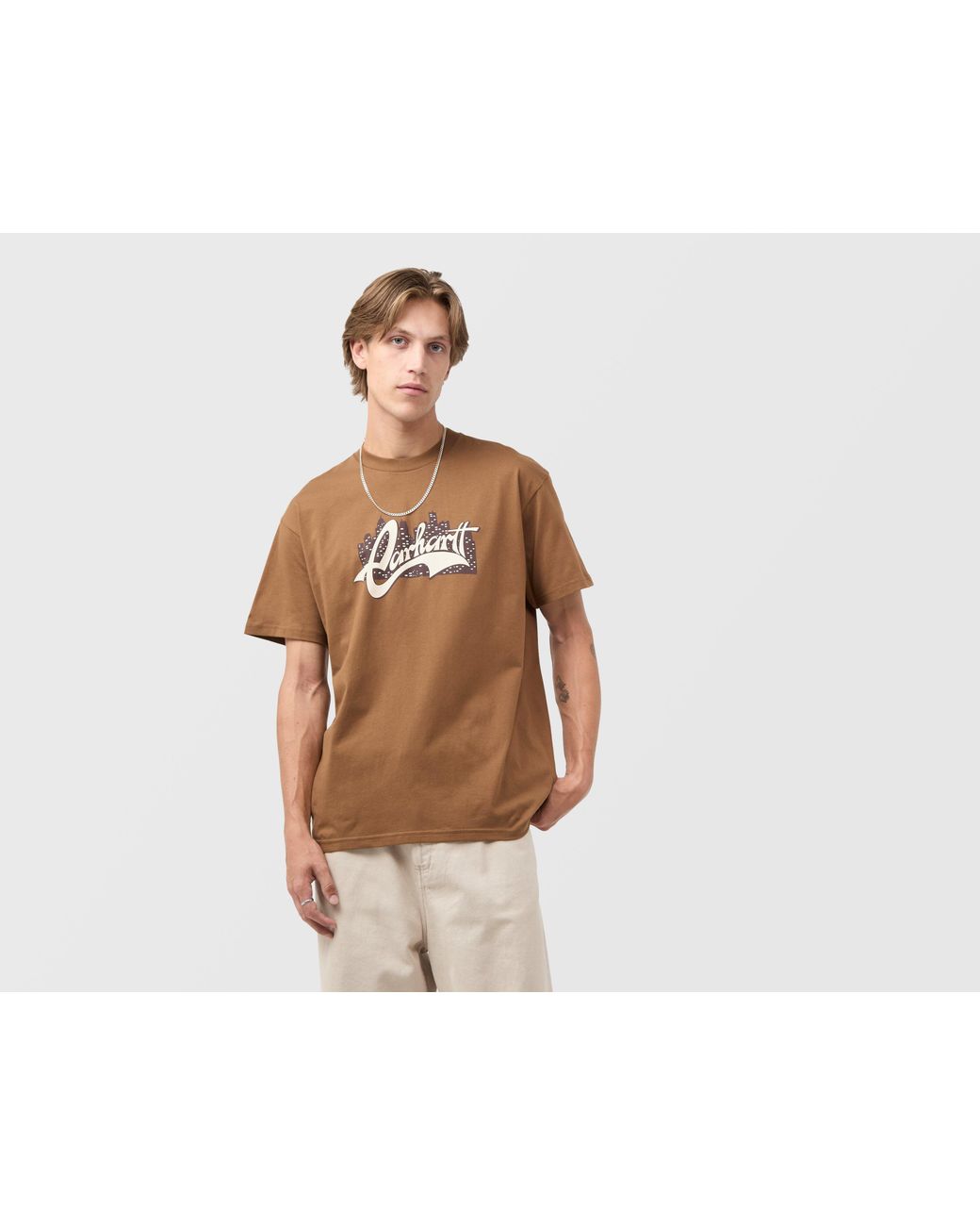 Carhartt Brown Boogie Night T-Shirt for men