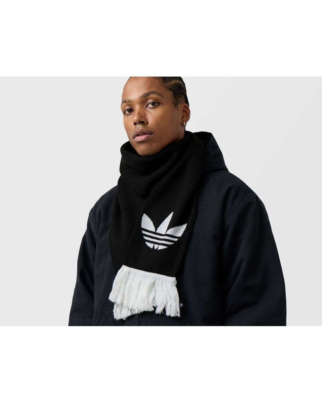 Adidas Black Originals Adicolor Scarf for men