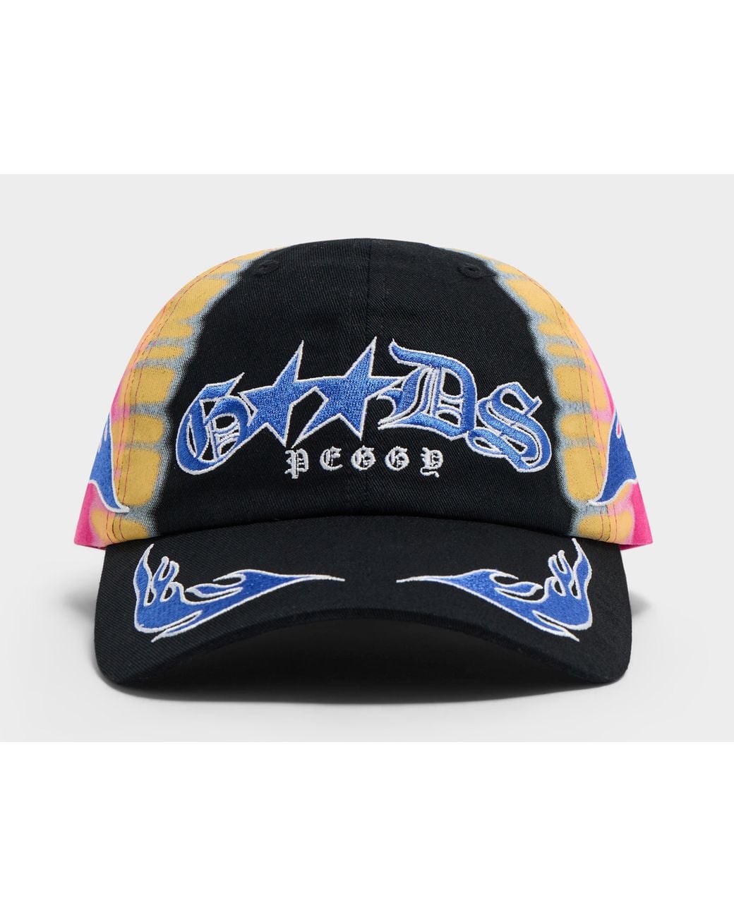 Twojeys Blue X Peggy Gou Flames Cap for men