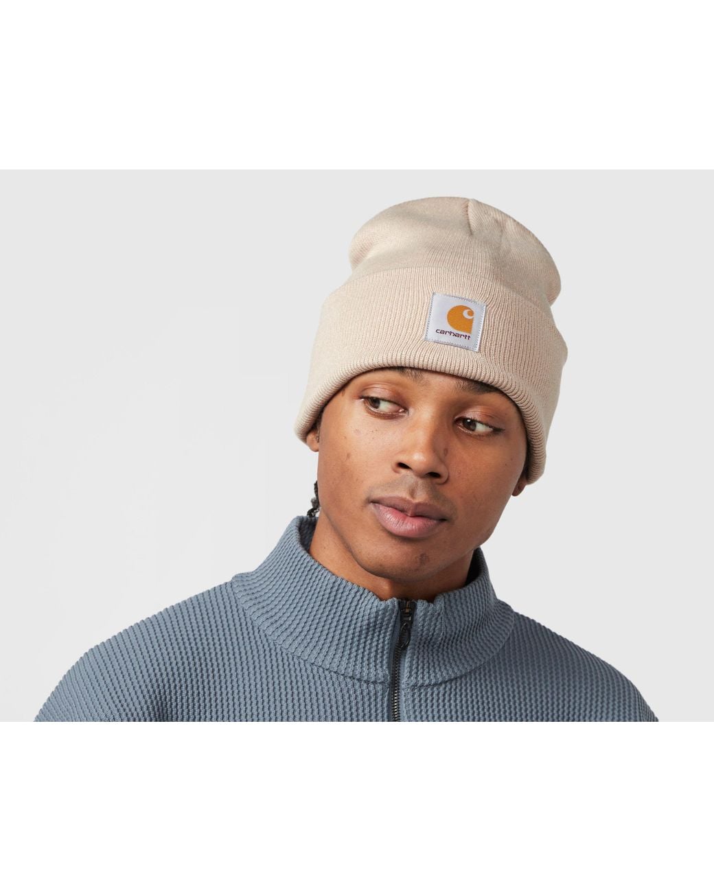 Carhartt Blue Watch Beanie Hat for men