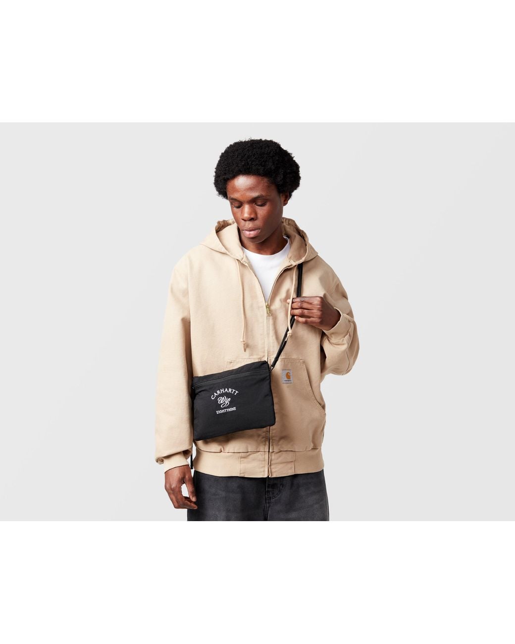 Carhartt Black Eightynine Shoulder Bag for men