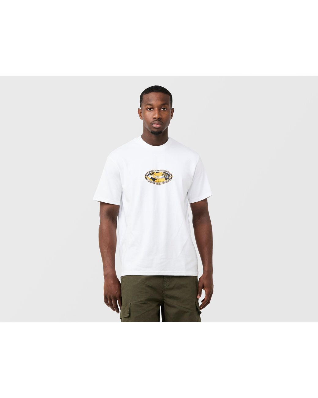 Columbia Black Worldwide Heavy T-Shirt for men