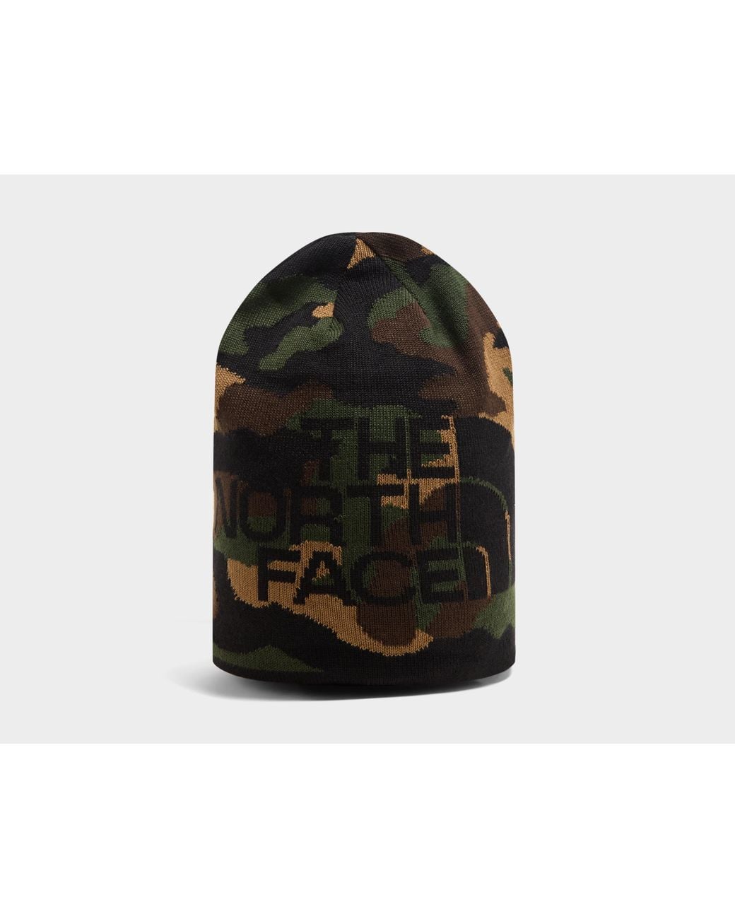 The North Face Black Reversible Highline Beanie for men