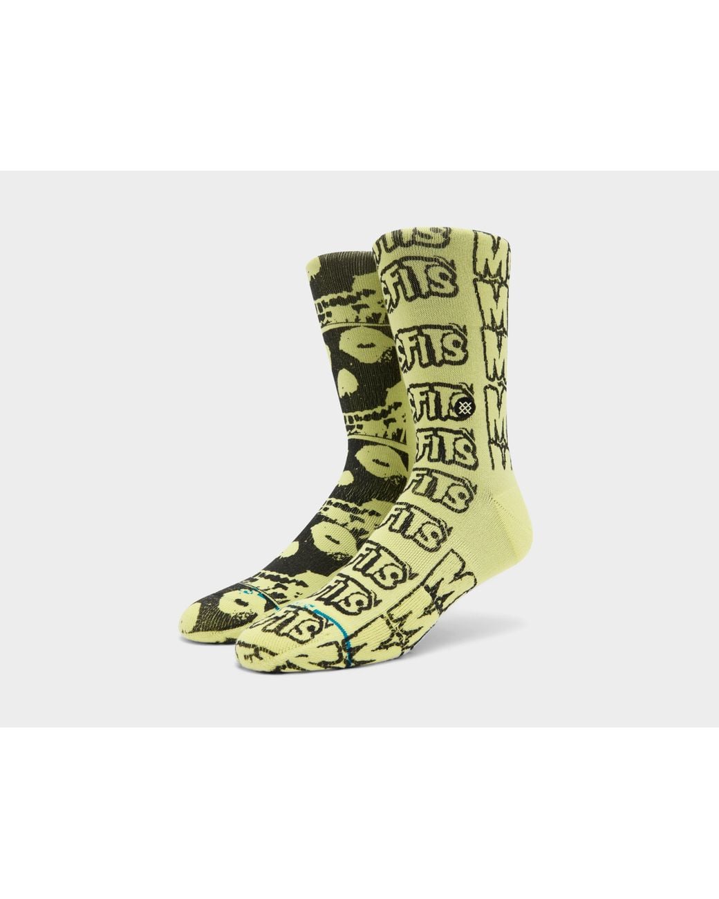 Stance Green Misfits Collection Crew Socks for men