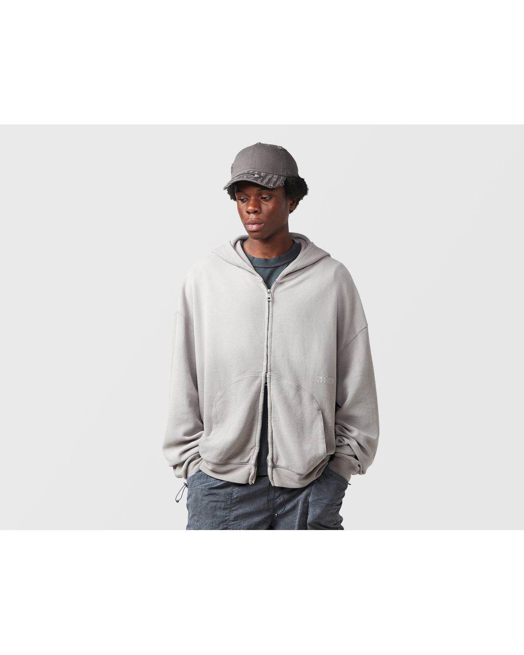 Alte Systems Gray Adapt Zip Hoodie for men