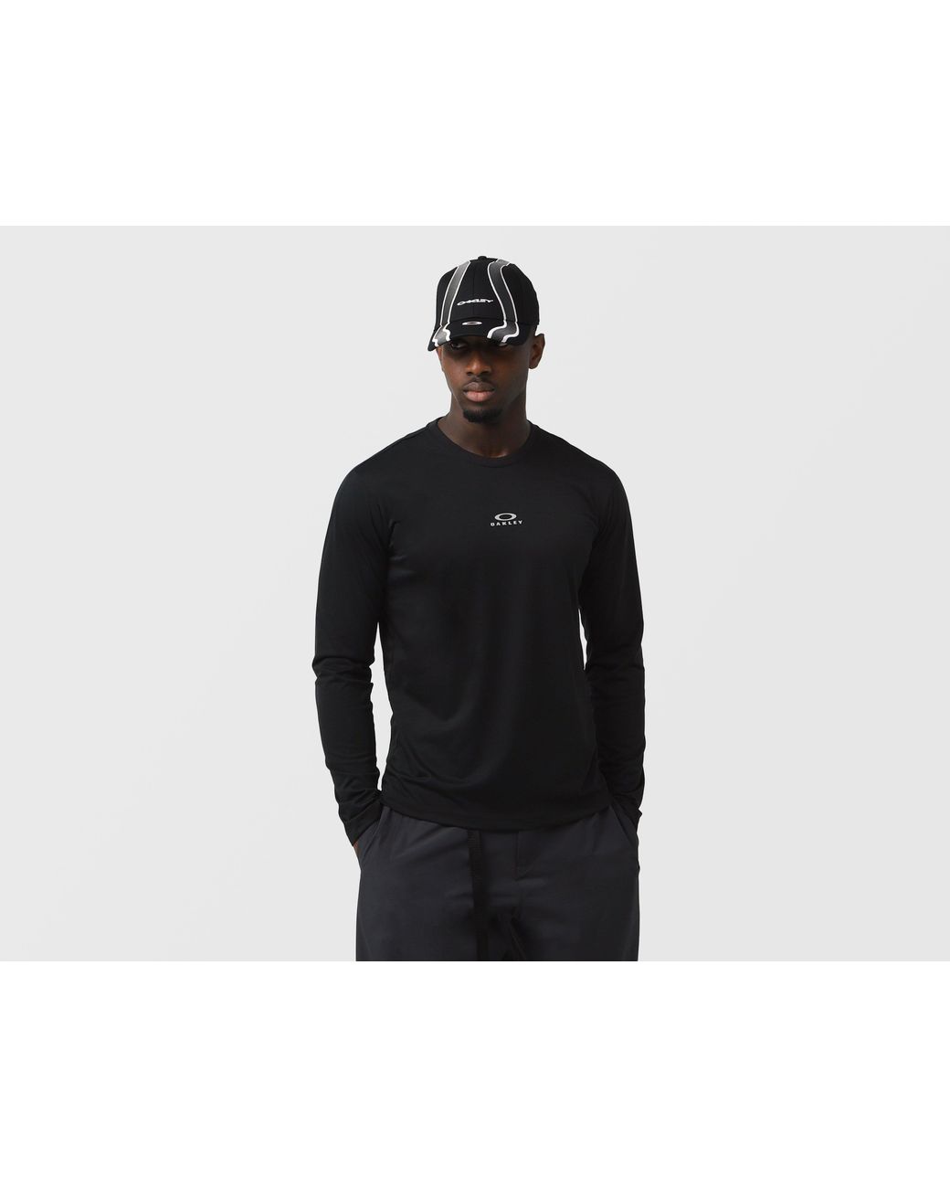 Oakley Black Edge Force Long Sleeve T-Shirt for men