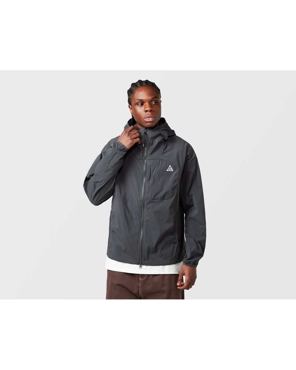 Nike Black Acg 'Five Towers' Uv Protection Jacket for men