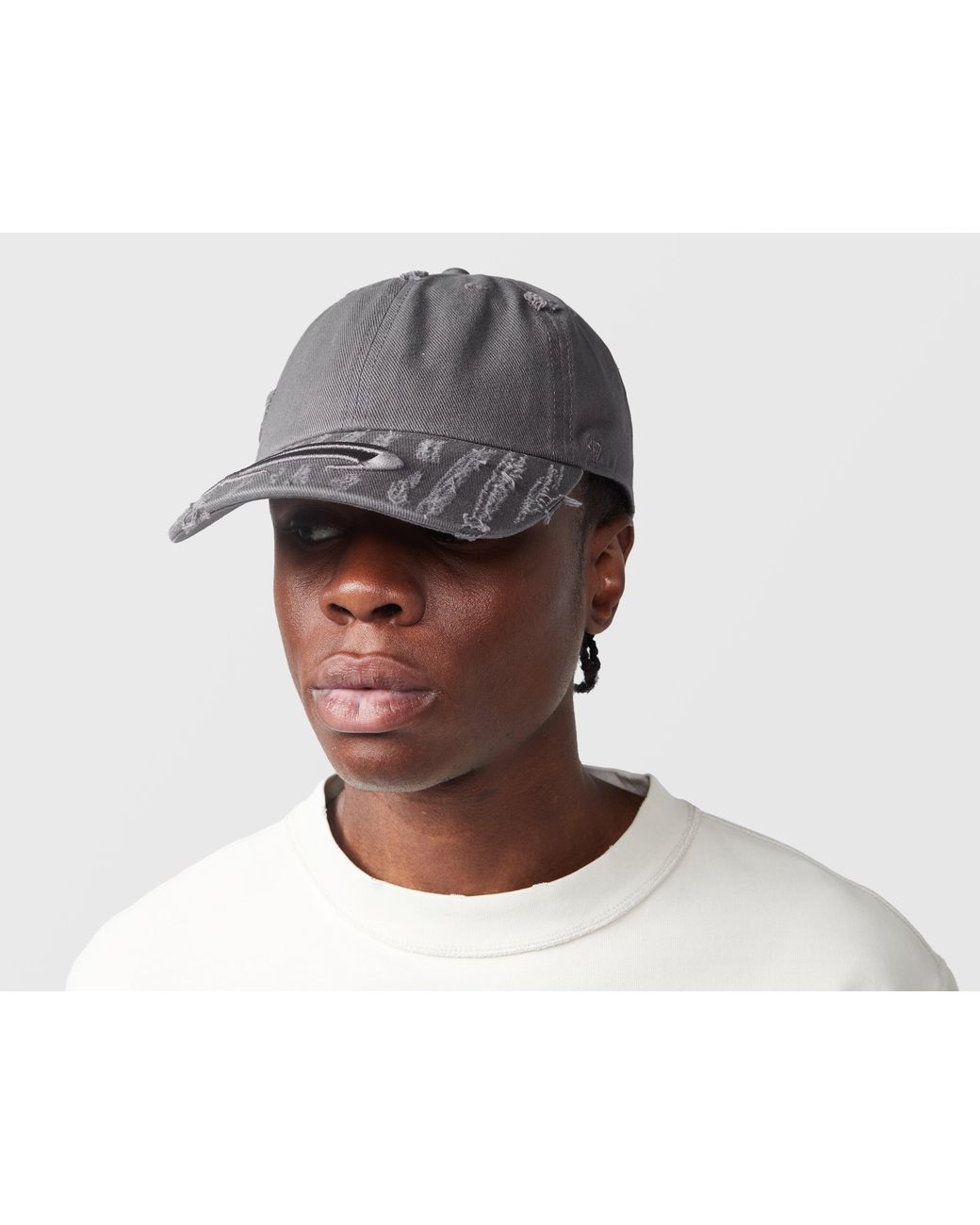 Alte Systems Gray X 47 Brand Distressed Cap