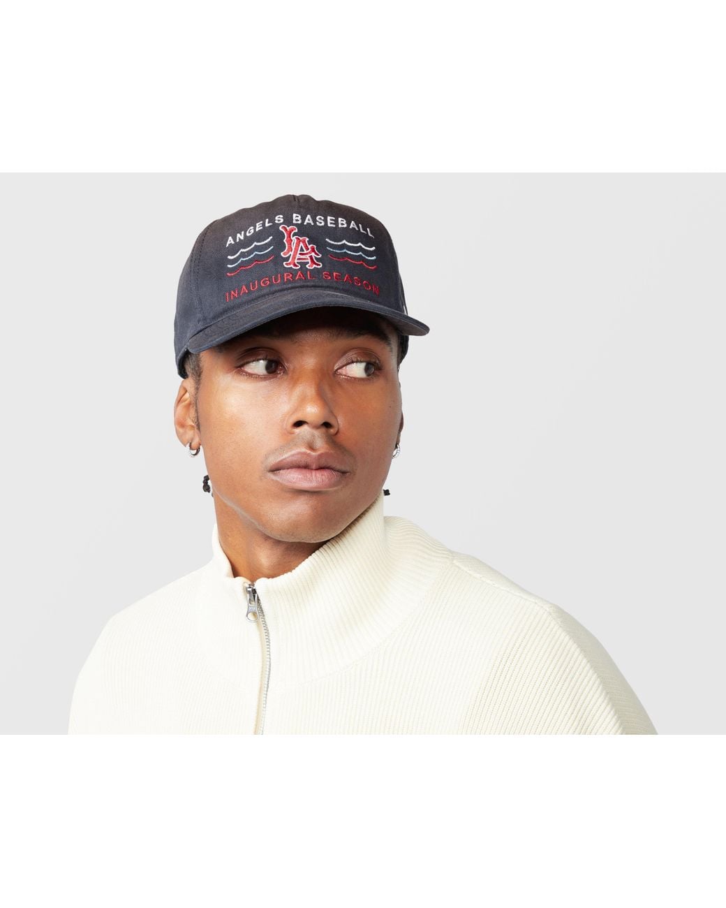 '47 Black Los Angeles Angels Hitch Cap for men