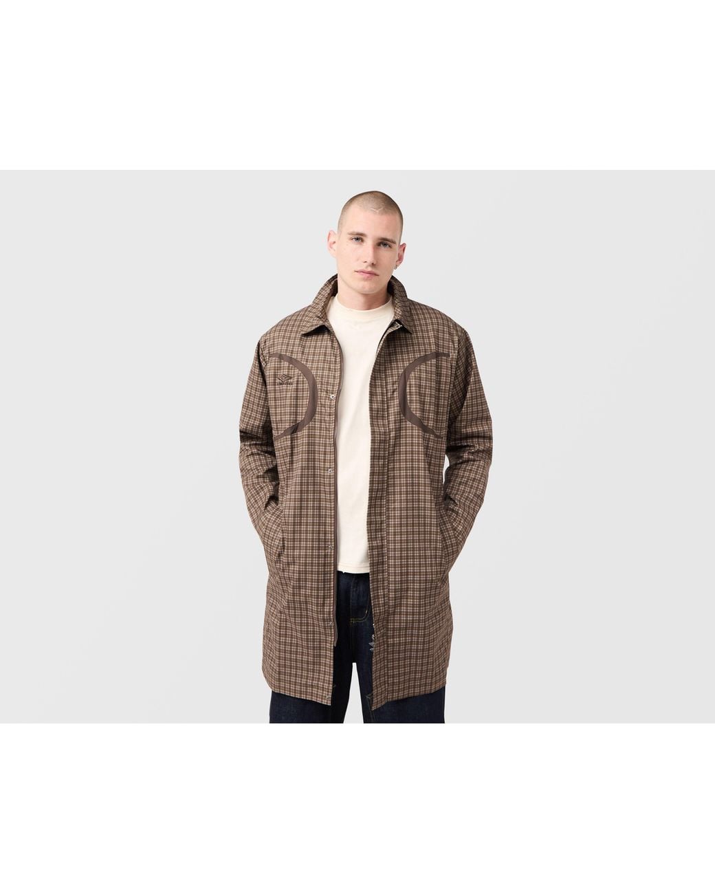 Umbro Black Sports Culture Trench Coat for men