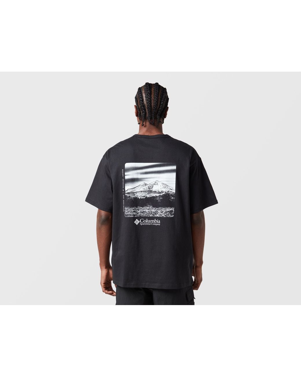 Columbia Black Csc Mountain T-Shirt for men