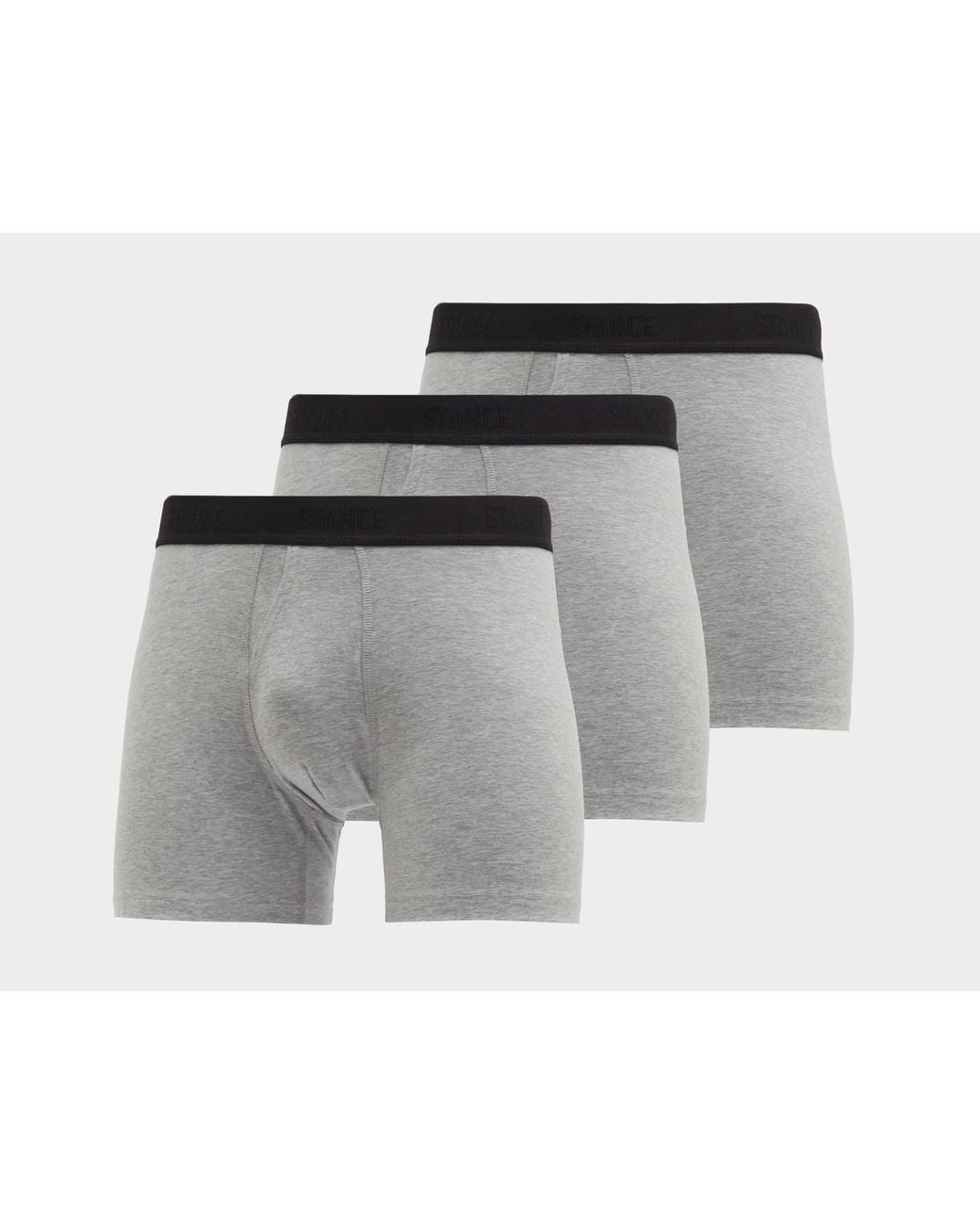 Stance Gray Boxer Brief (3-Pack) for men