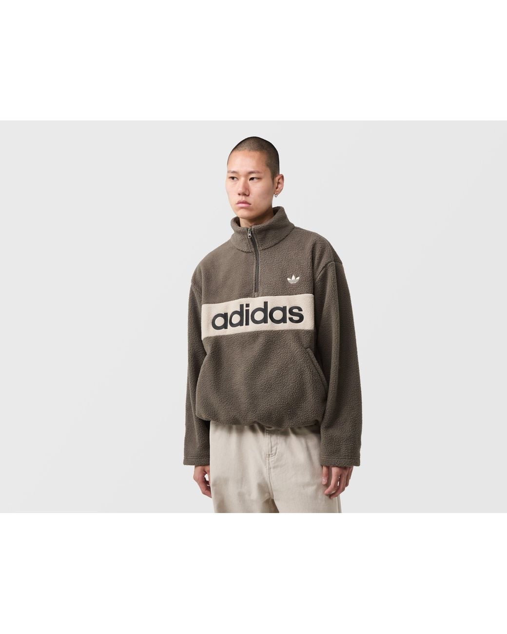 Adidas Black Originals Polar Fleece Pullover for men