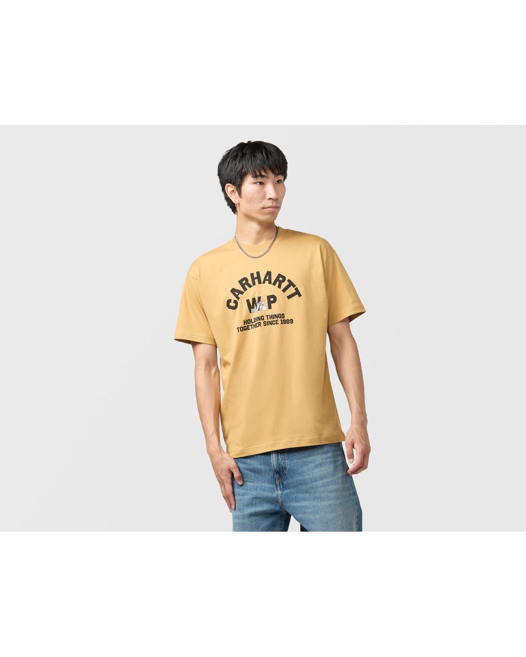 Carhartt Brown Column T-Shirt for men
