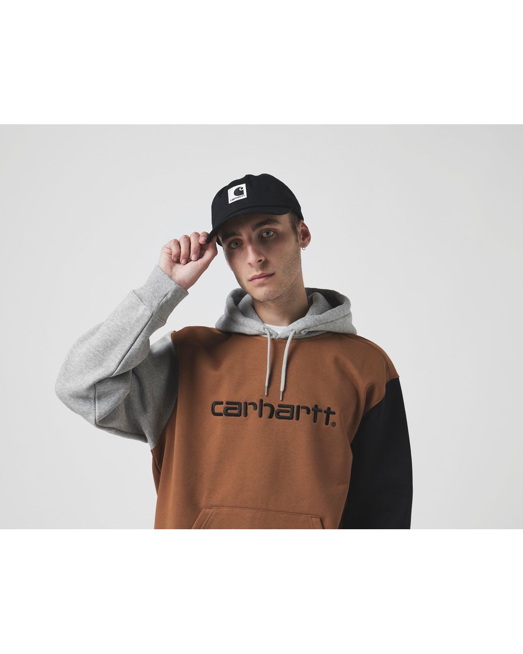 Carhartt WIP Tricol Hoodie in Braun für Herren | Lyst DE