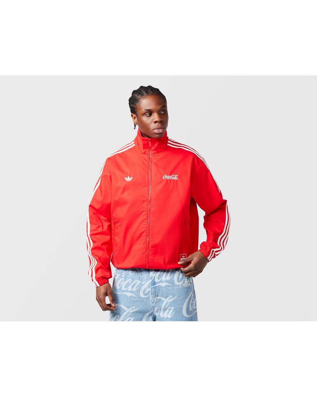 Adidas Originals Red X Coca-Cola Firebird Track Top for men