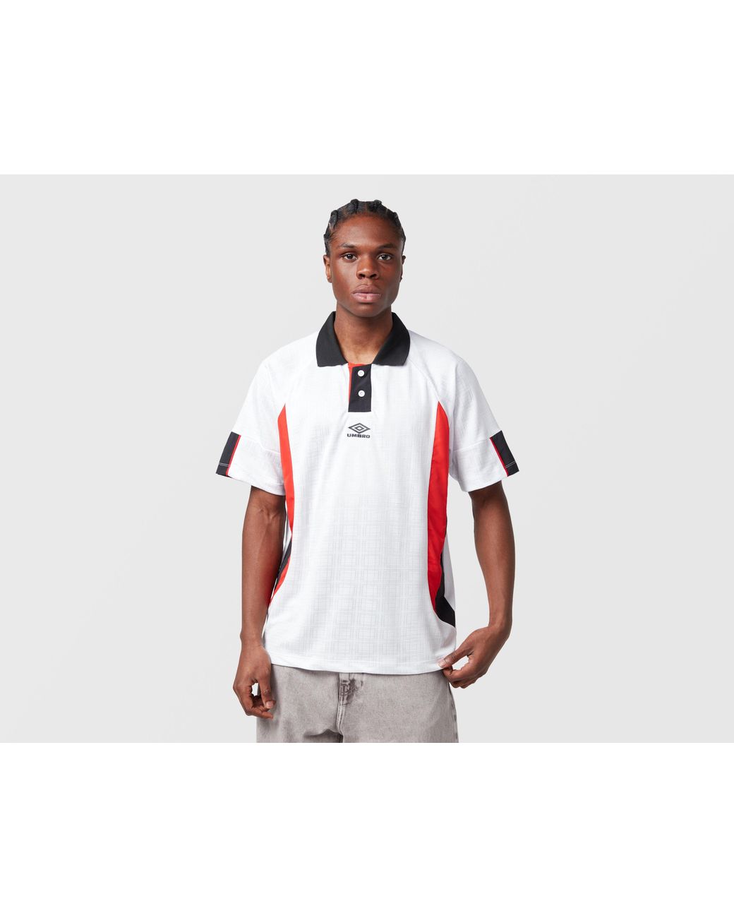 Umbro Red Sports Culture Football Shirt for men