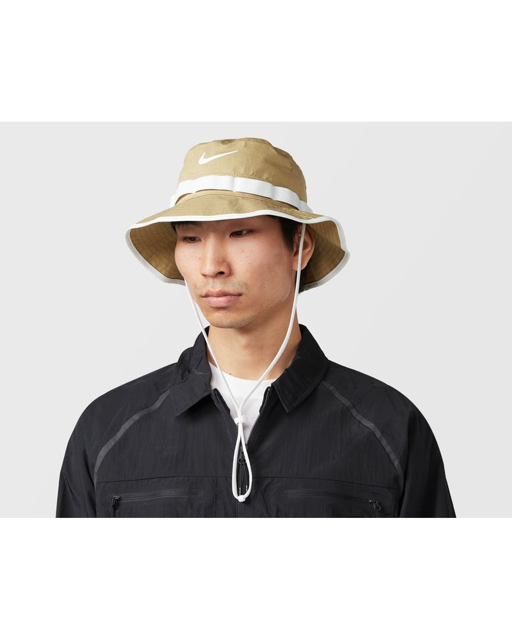 Nike Black Apex Dri-Fit Bucket Hat for men