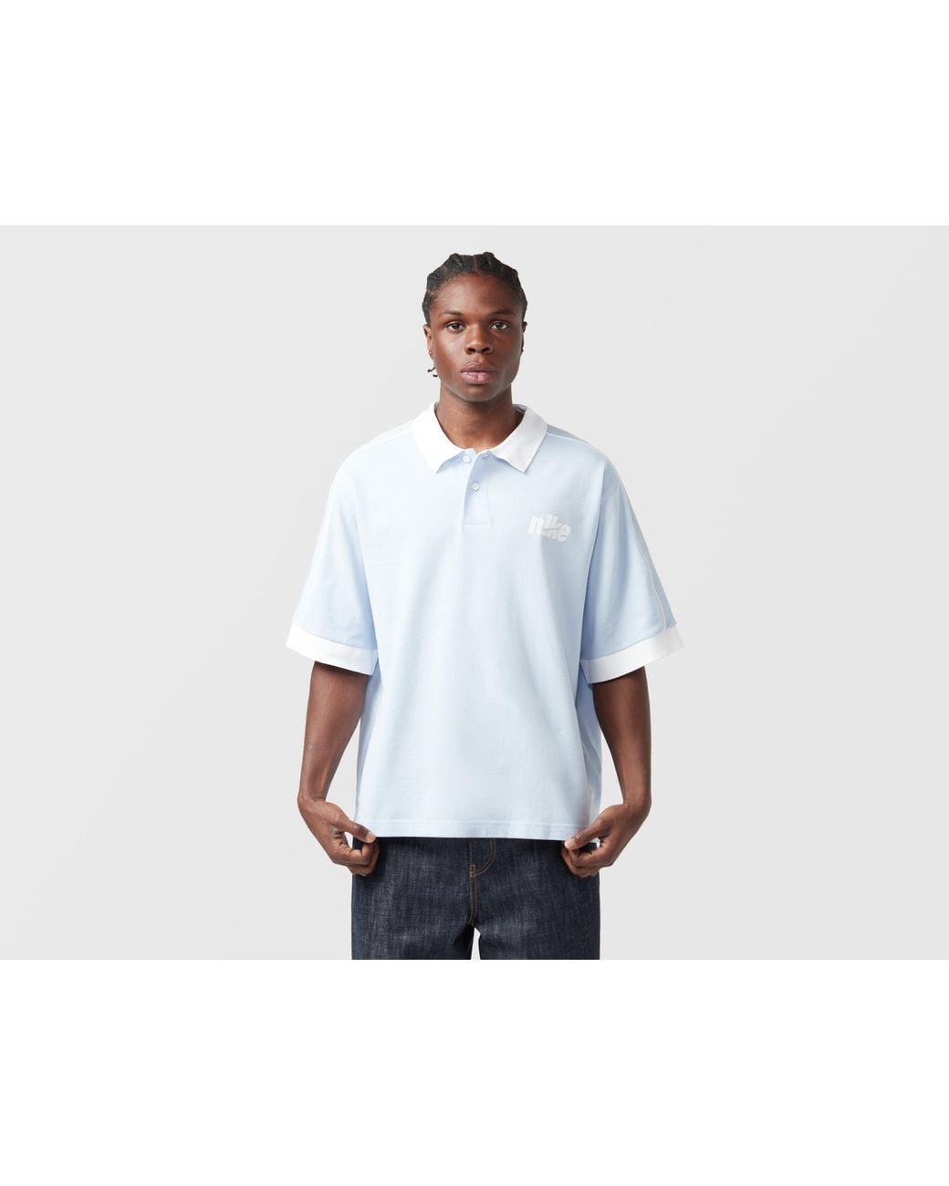 Nike White Club Futbol Polo Shirt for men