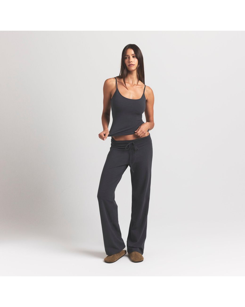 Skims Black Cami Top