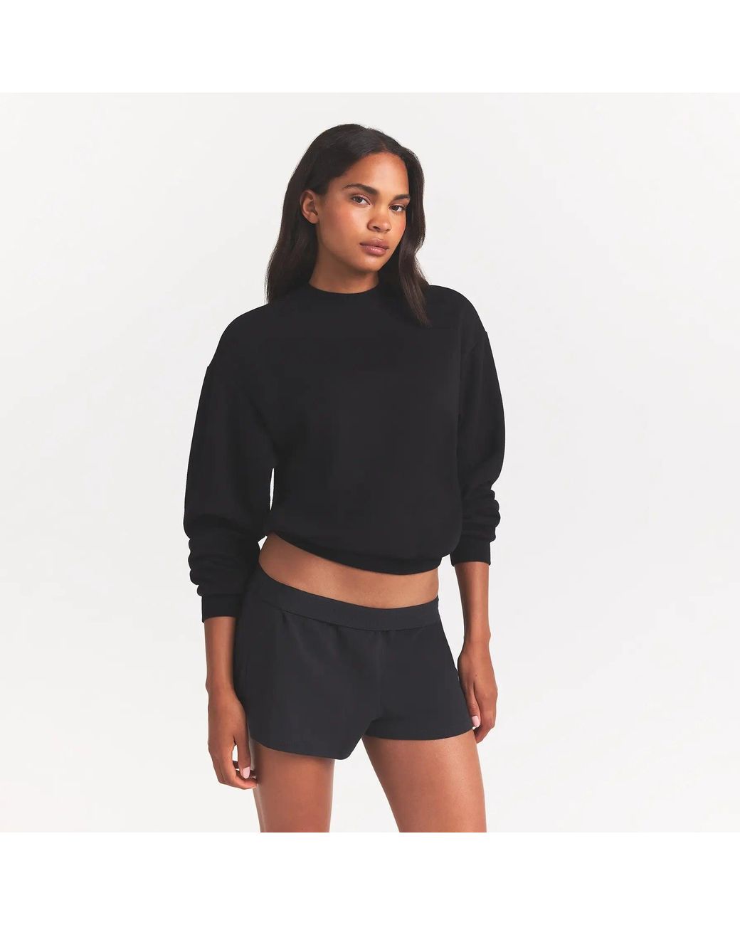 Skims Black Crewneck