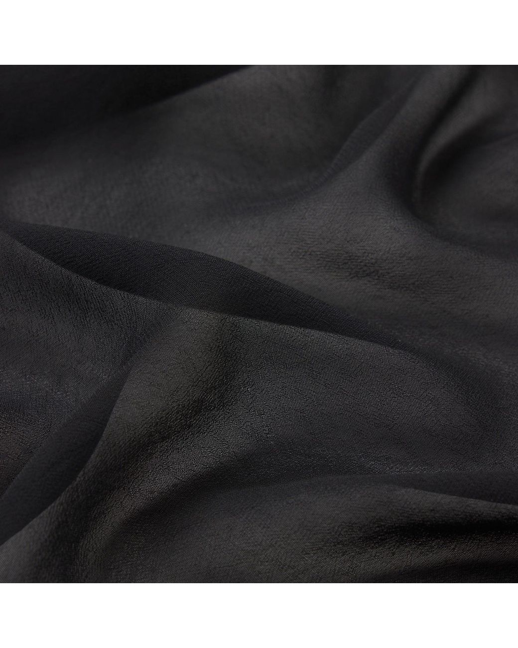 Skims Black Sheer Long Kaftan