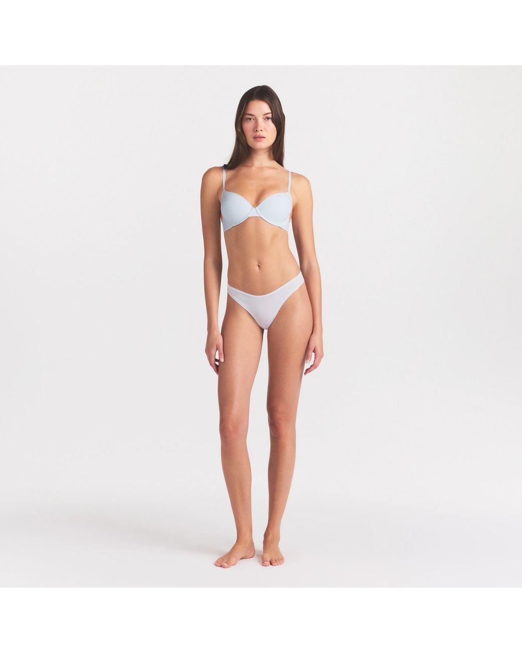 Skims Orange Dipped Front Thong