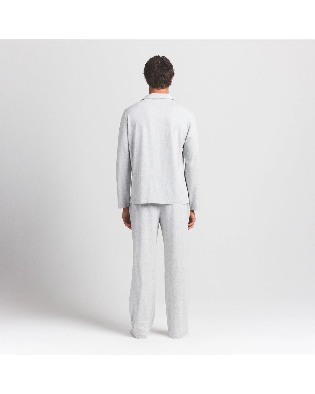 Skims Gray Jersey Sleep Sleep Set for men