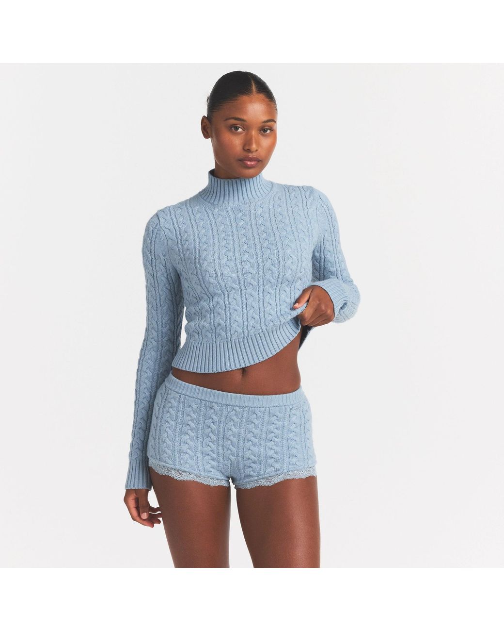 Skims Blue Cable Micro Short
